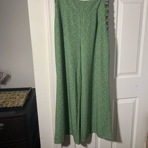 Blue Rain Wide Leg Full Length Pant